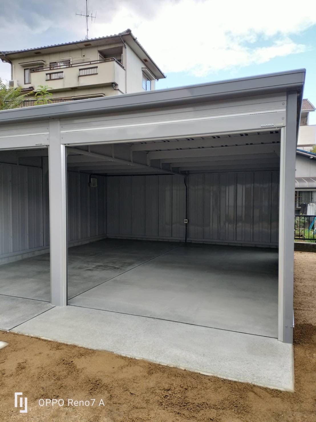 2台用ガレージ工事