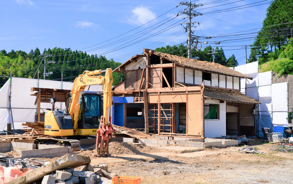 解体工事から一貫して対応可能